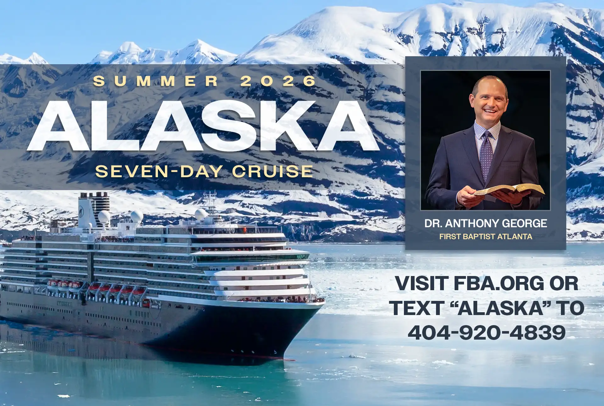2026 Alaskan Cruise with Dr. George