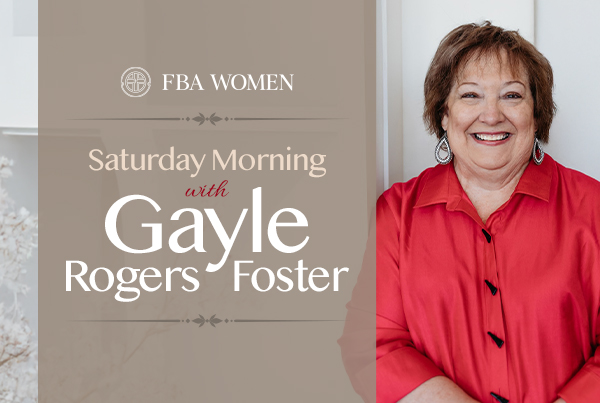 Saturday Morning with Gayle Rogers Foster
